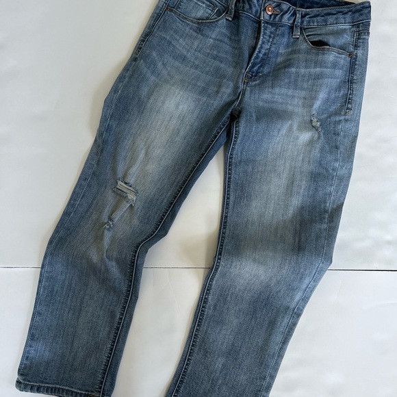 Kensie distressed cropped jeans, 8 - Picture 2 of 4